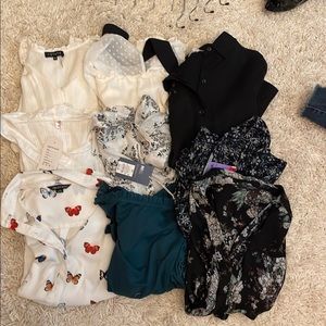 bundle of womens blouses